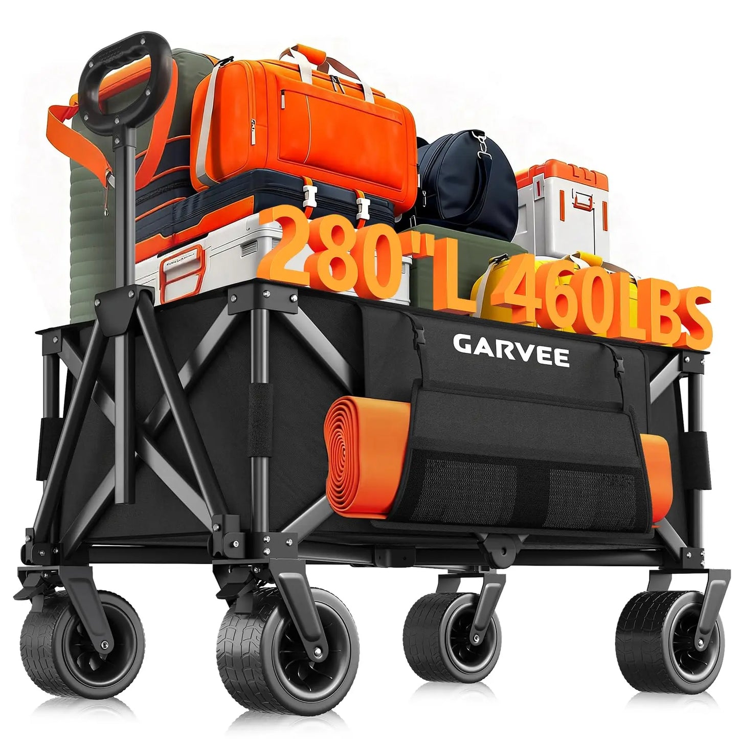 Acekool Heavy Duty Foldable All Terrain Wagon Cart