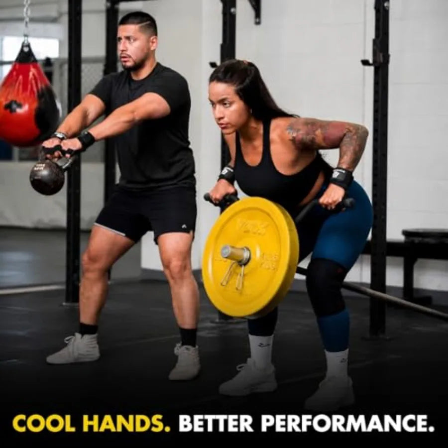 Ventilated Weight Lifting Gloves With Wrist Wraps