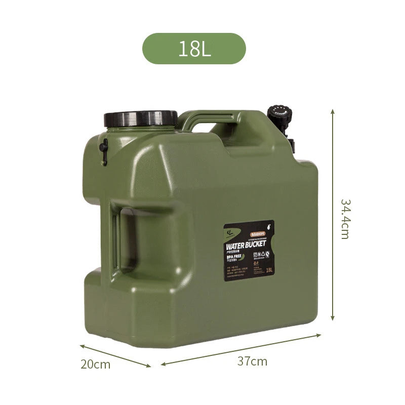 Foldable Camping Water Carrier With Spigot
