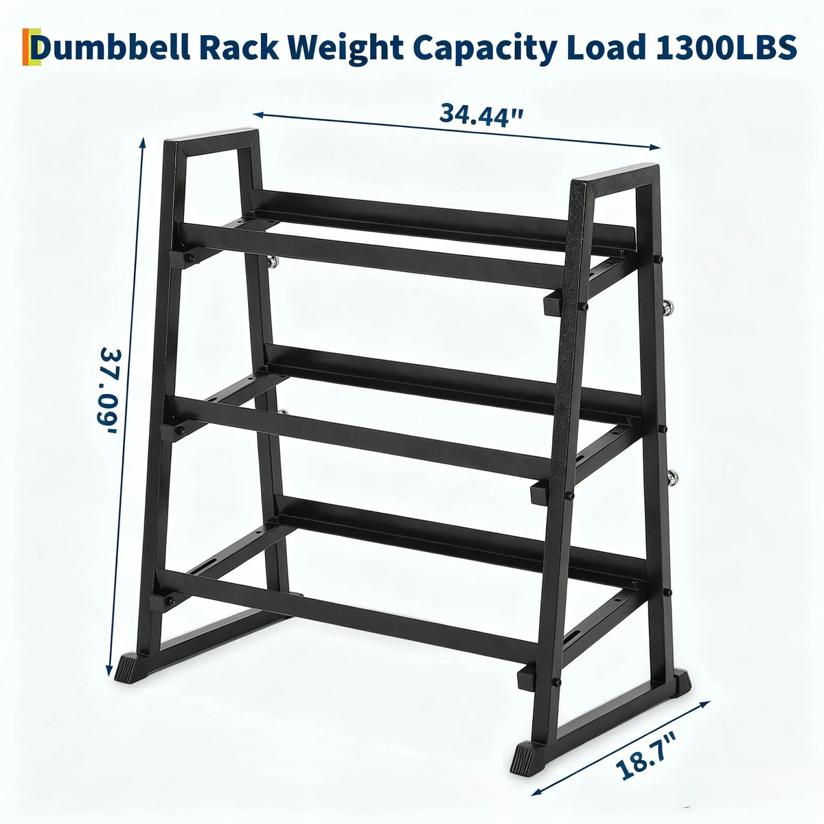 Himiss 3 Tier Dumbbell Rack For Home Gym