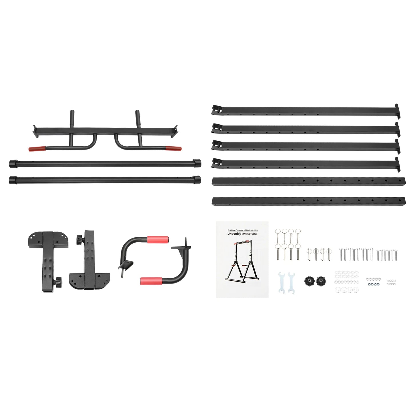 Adjustable Pull Up Bar 200kg Foldable Gym Station