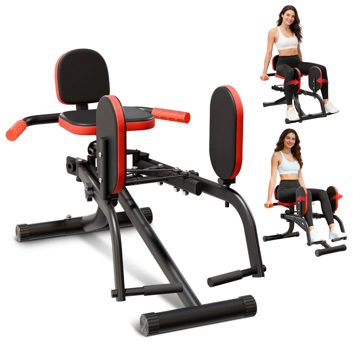 Foldable Dual Motion Hip and Thigh Trainer Machine