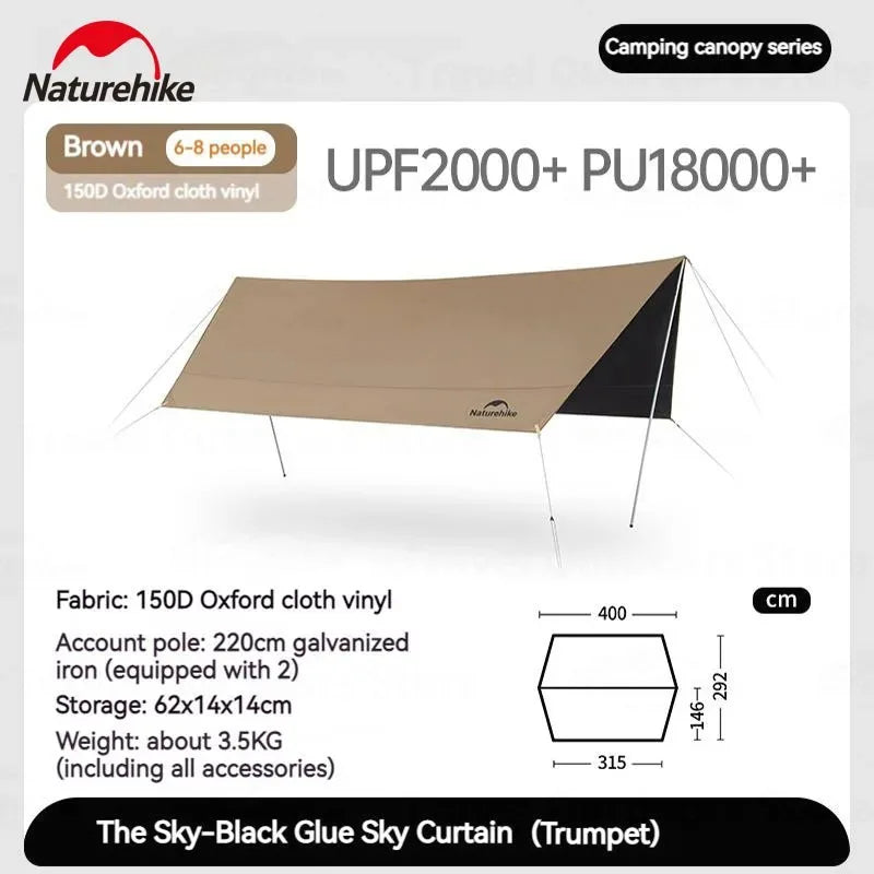 Naturehike Waterproof Outdoor Sun Shelter Canopy