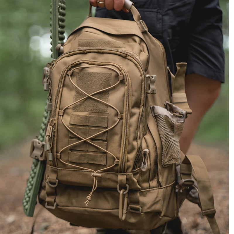 LQARMY Tactical Backpack Outdoor Hiking Camping Rucksack