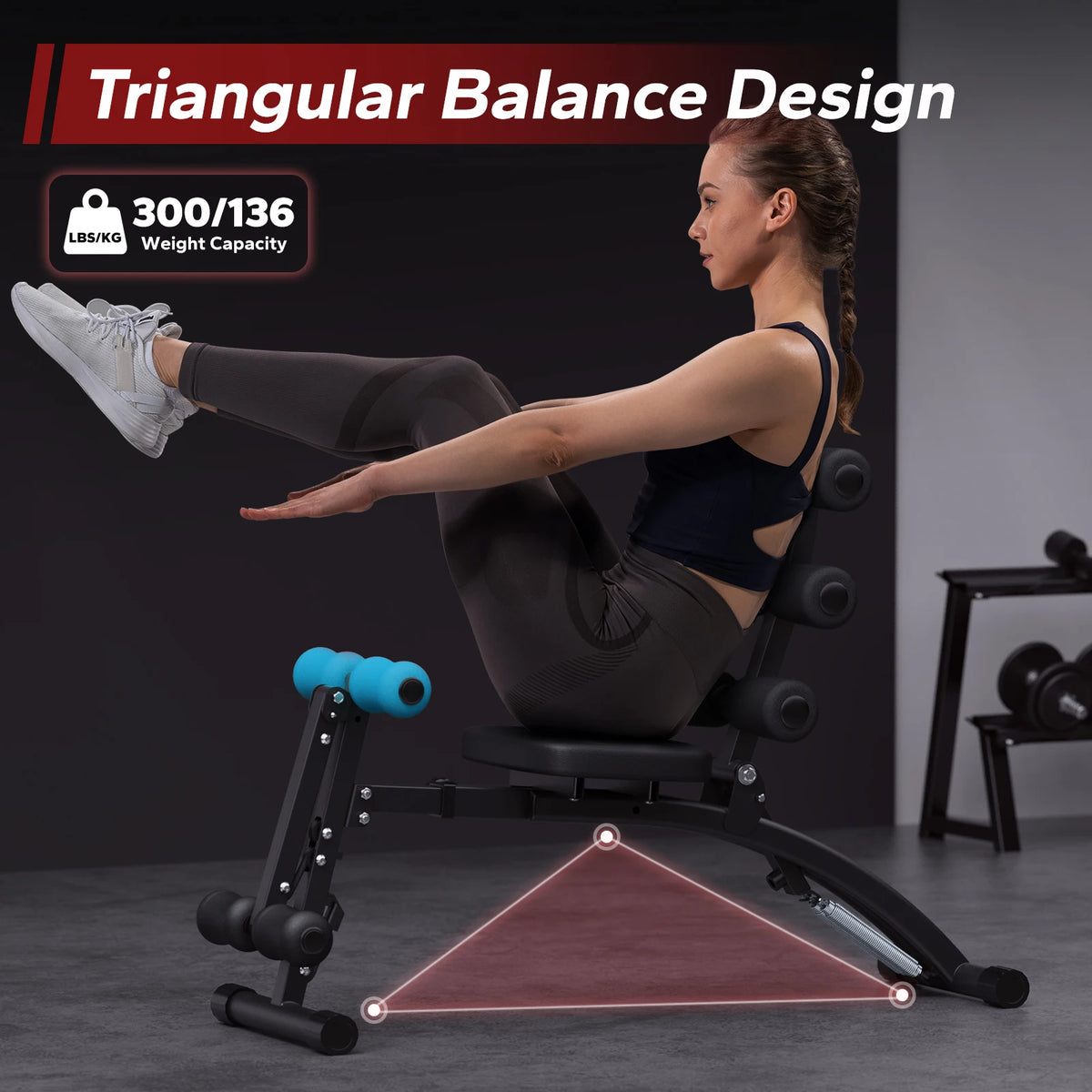 Merach Ab Machine Multi-Functional Sit Up Bench