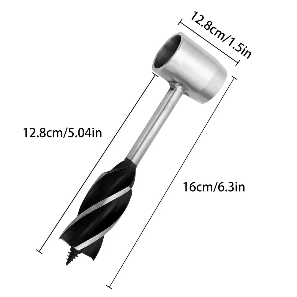 Manual Wood Auger Hand Drill for Camping and Survival