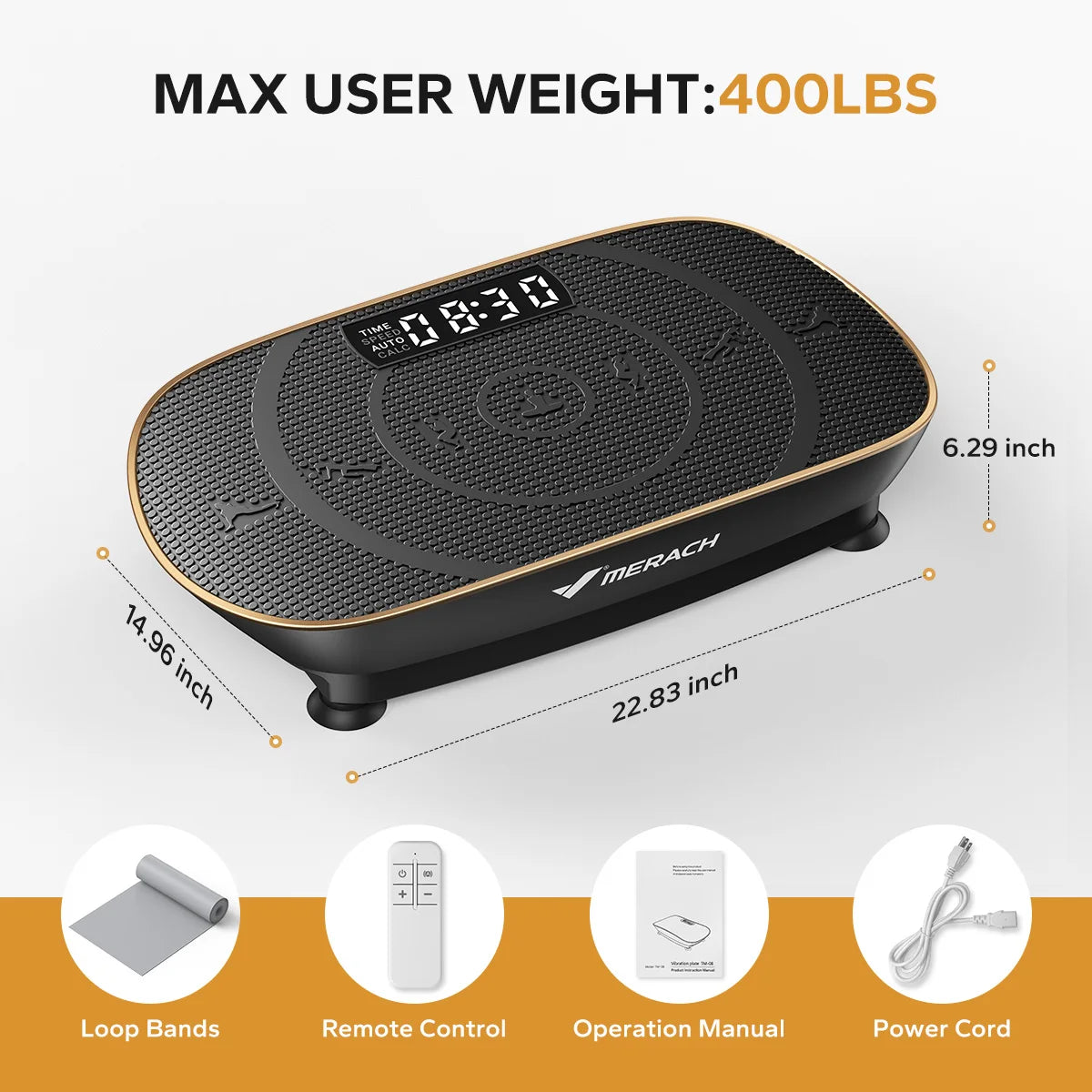 MERACH Whole Body Vibration Plate Exercise Machine