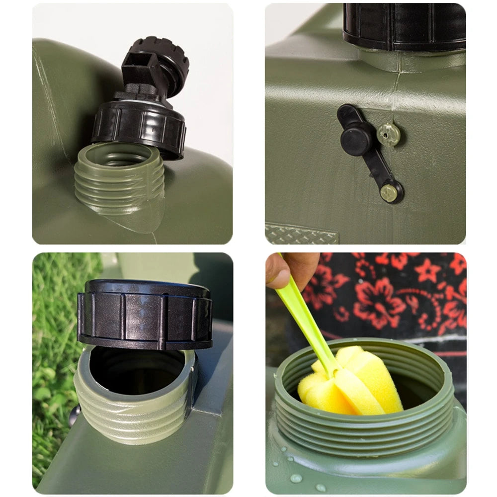 Foldable Camping Water Carrier With Spigot