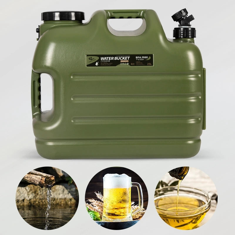 Foldable Camping Water Carrier With Spigot
