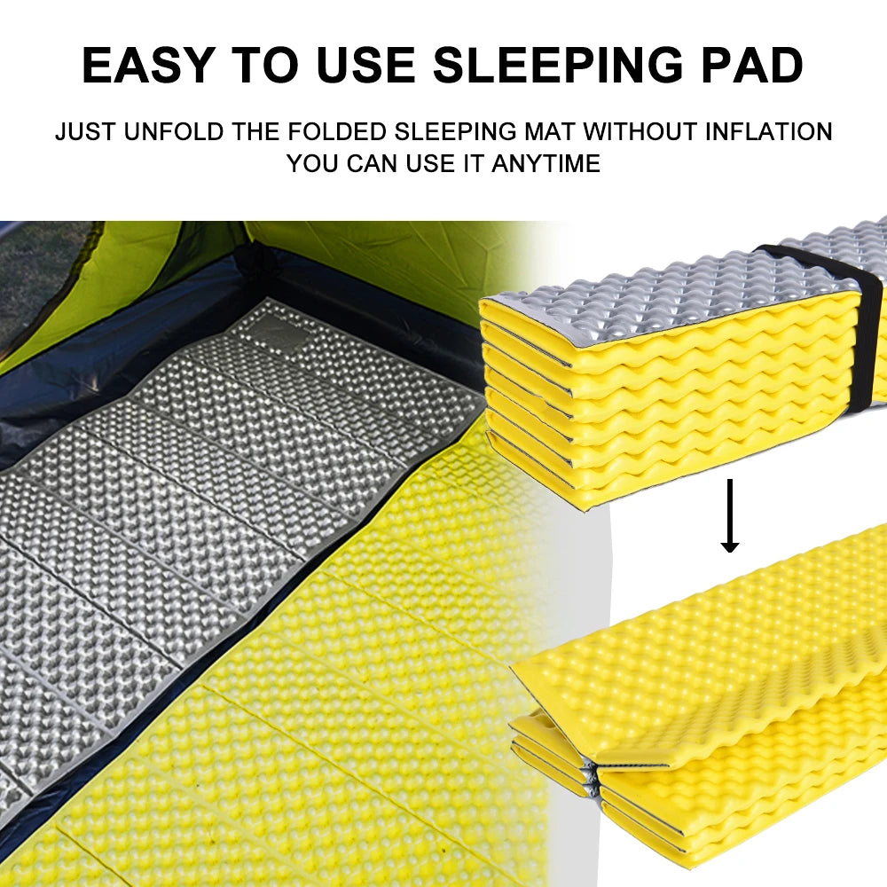 Widesea Portable Camping Sleeping Pad Waterproof Foam Mat