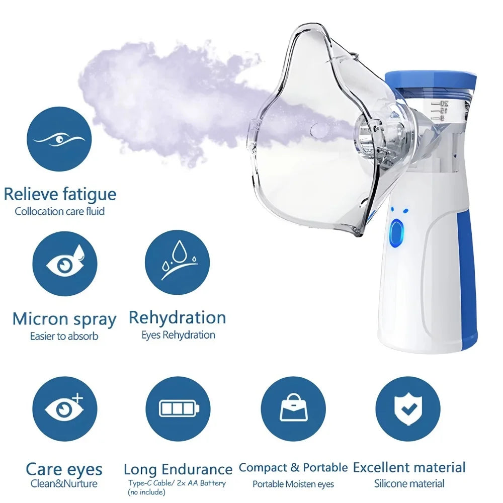 Mini Facial Steamer Rechargeable Silent Nebulizer