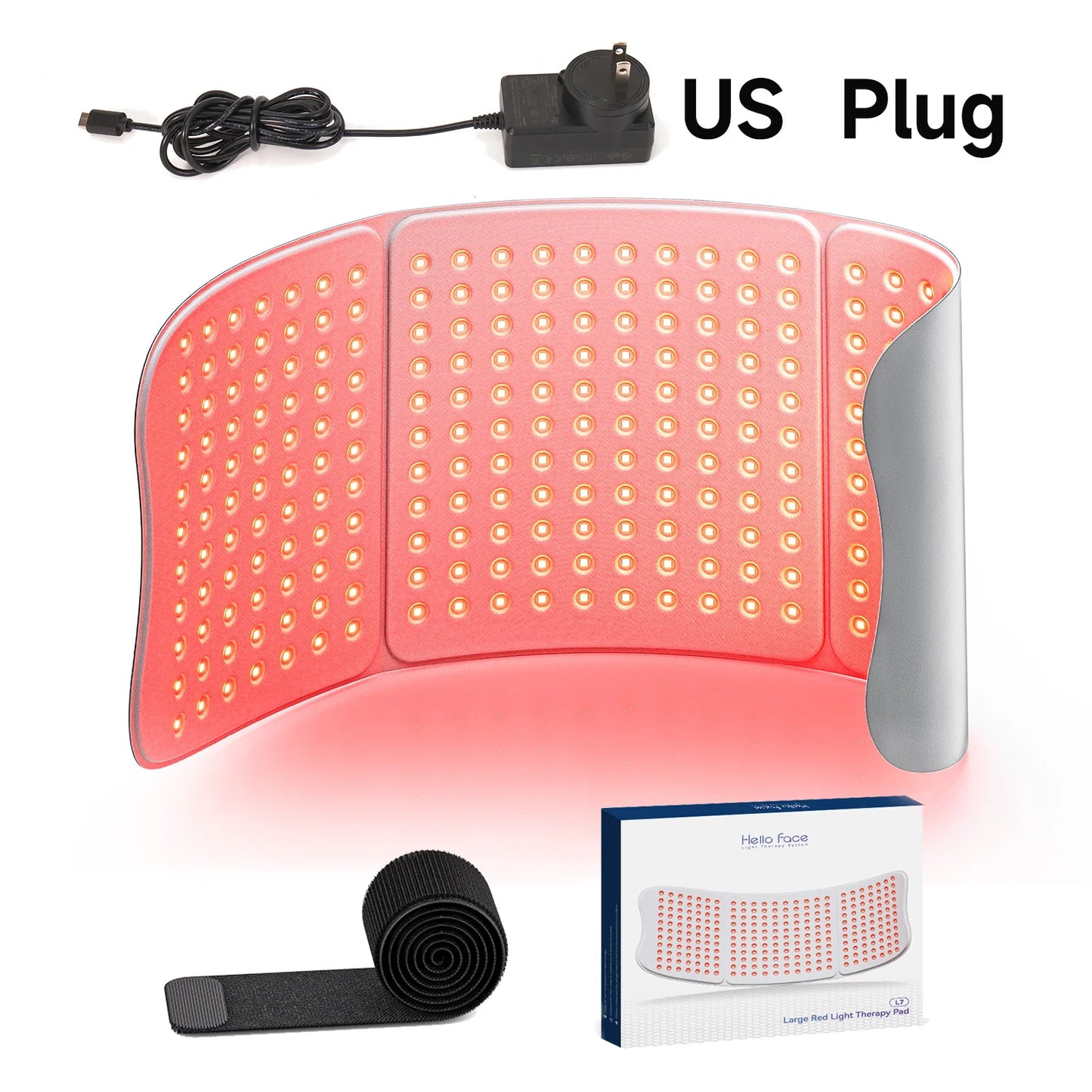 Hello Face 264 Triple Chip Red Light Therapy Mat