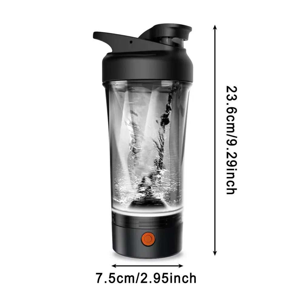 Electric Protein Shaker Bottle With Automatic Mixer