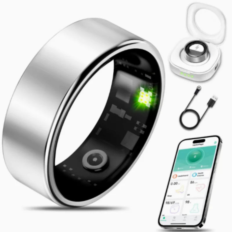 R09 Smart Ring Health Monitor 5ATM Waterproof