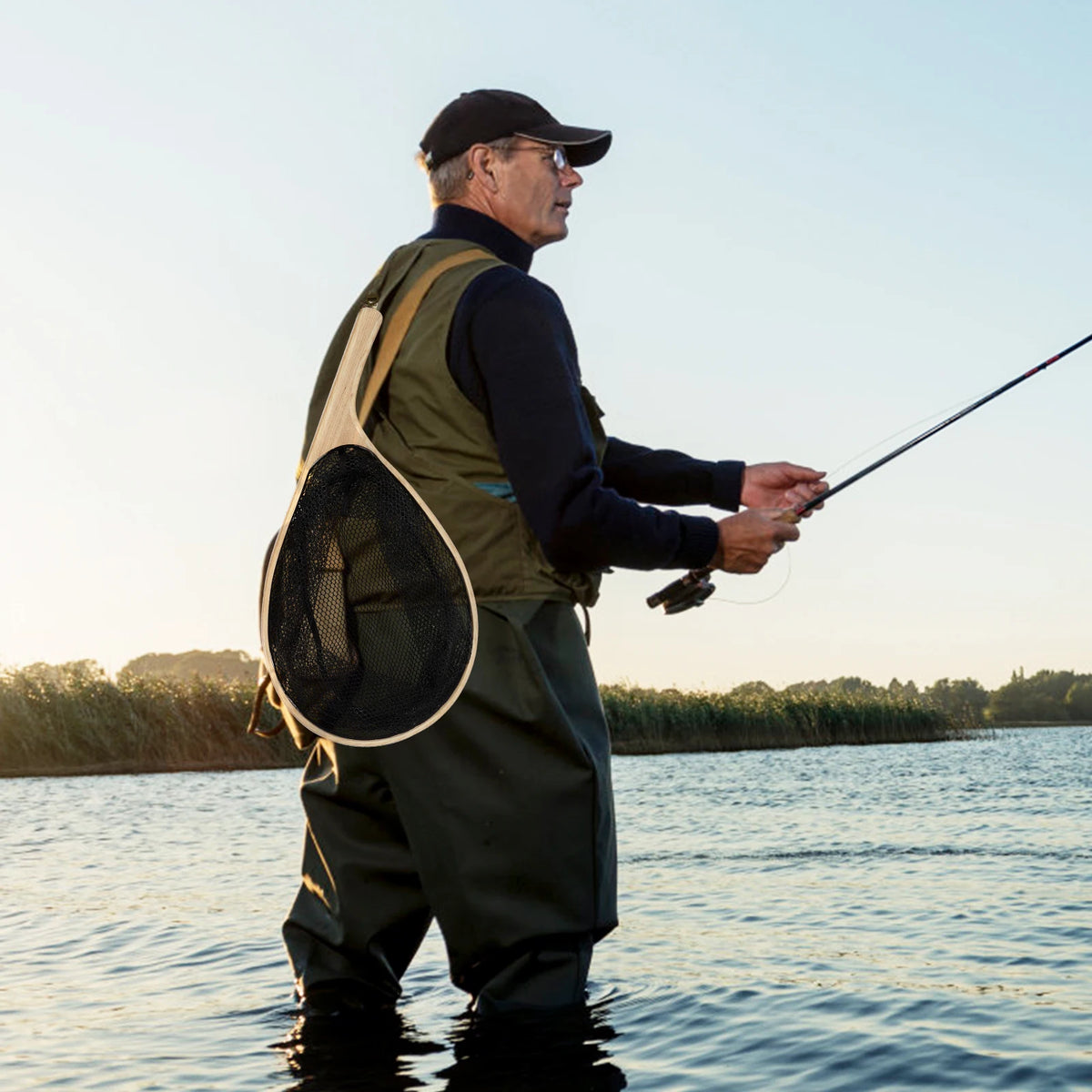 HiMISS Trout Landing Net for Fly Fishing