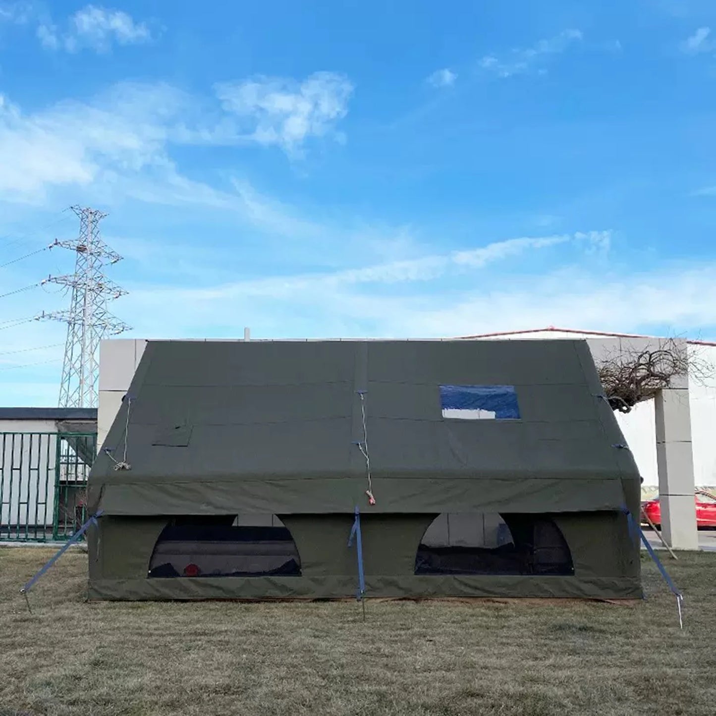 Pakicetus Inflatable Glamping Tent Weatherproof Family Tent