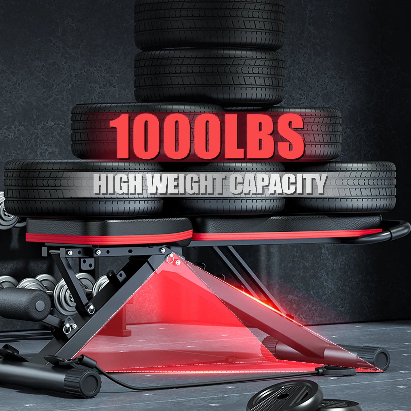 14 In 1 Multifunctional Foldable Dumbbell Bench Training
