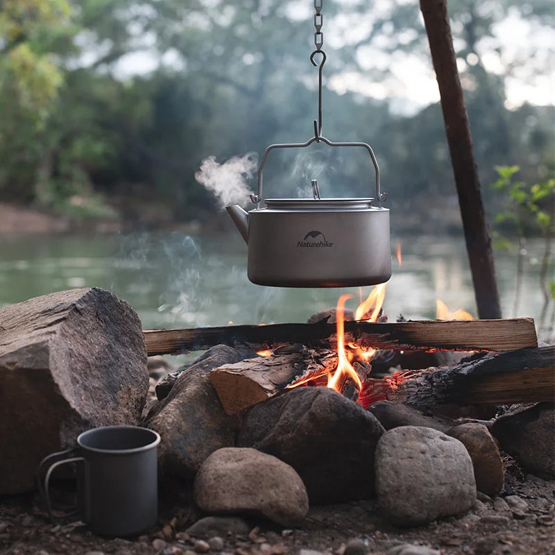 Naturehike Titanium Kettle For Camping Boil Water And Tea