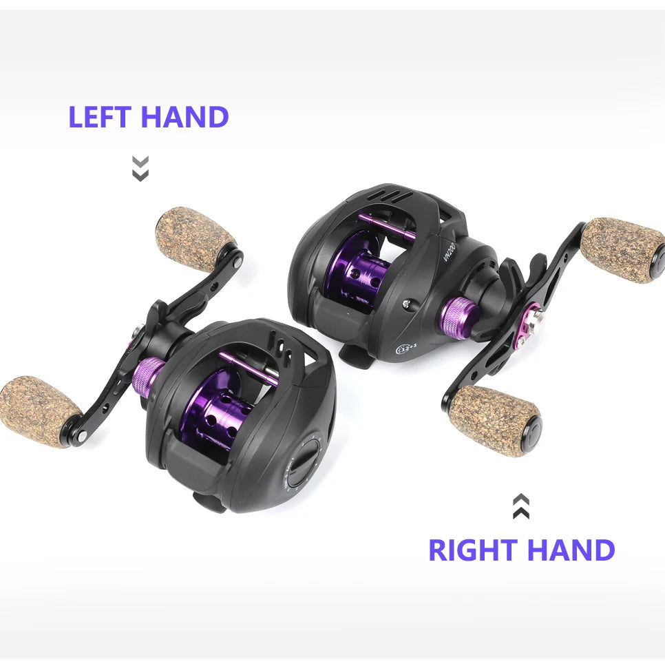 Billings Smooth Baitcasting Fishing Reel for Freshwater and Saltwater