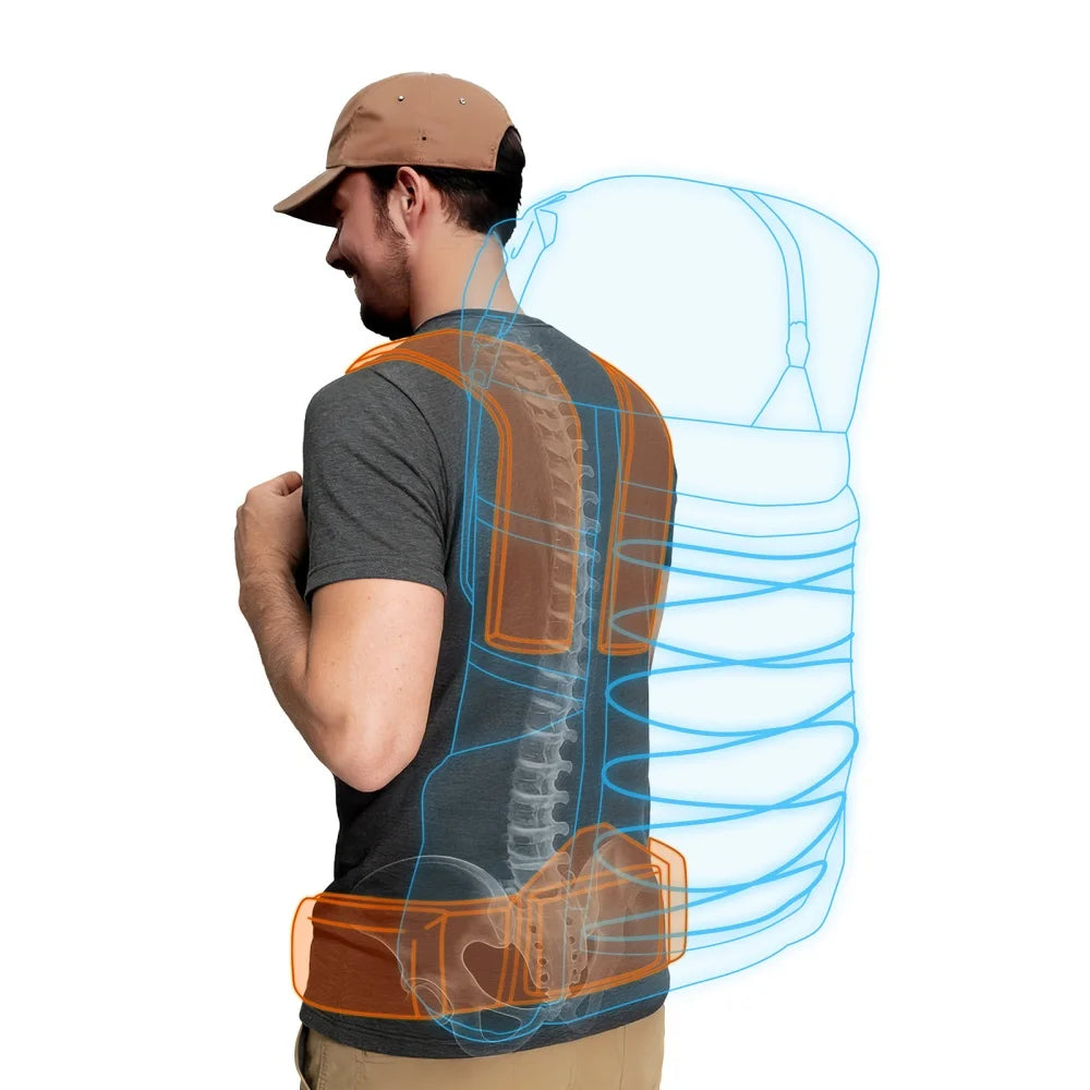 Night Cat Internal Frame Hiking Backpack With Rain Cover