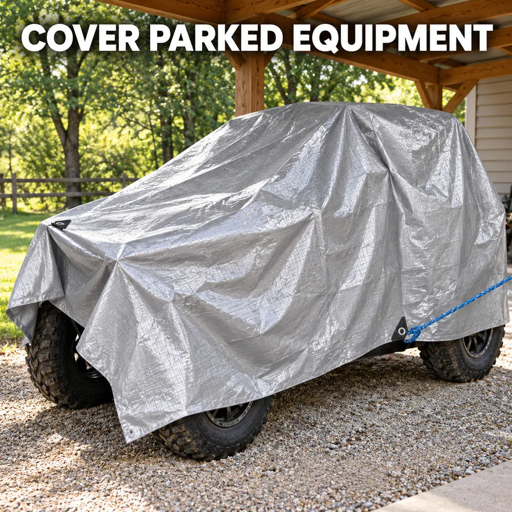 Zoe Waterproof PE Tarpaulin for Outdoor Covers