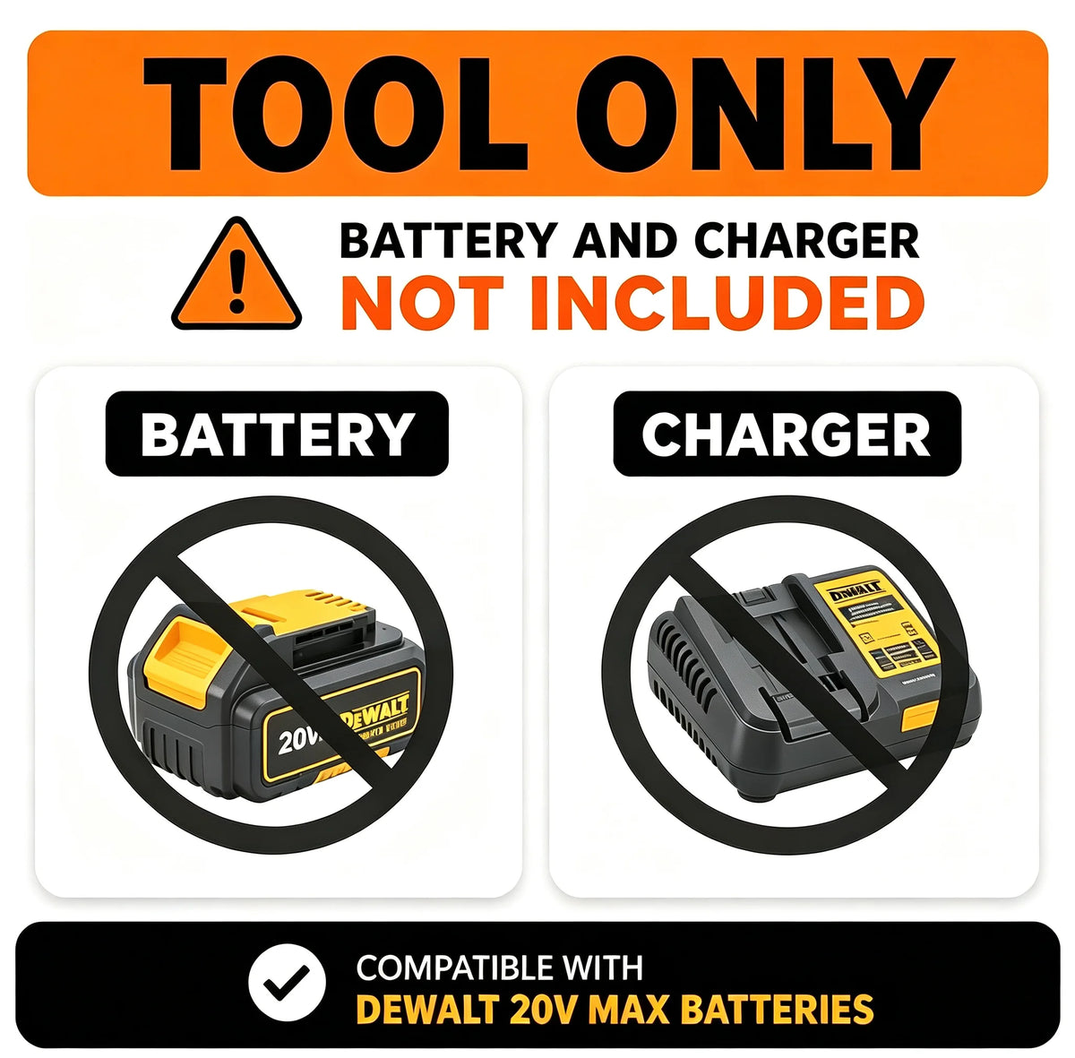 L1NXIXI Cordless LED Work Light for DeWalt Batteries