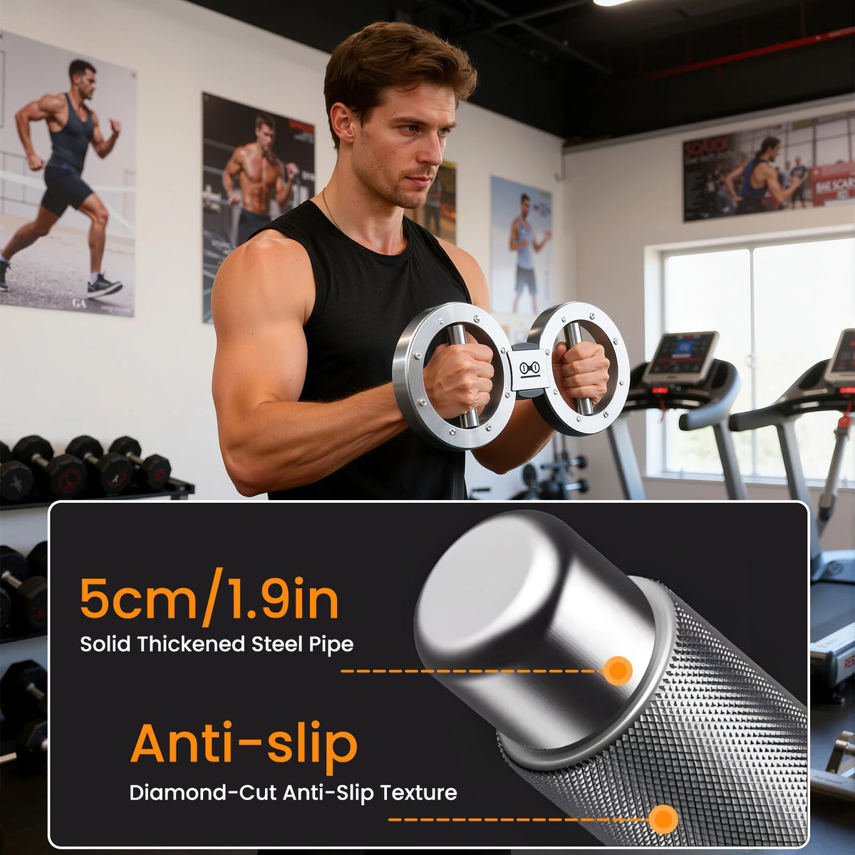 Rotator Machine Forearm And Grip Strength Trainer