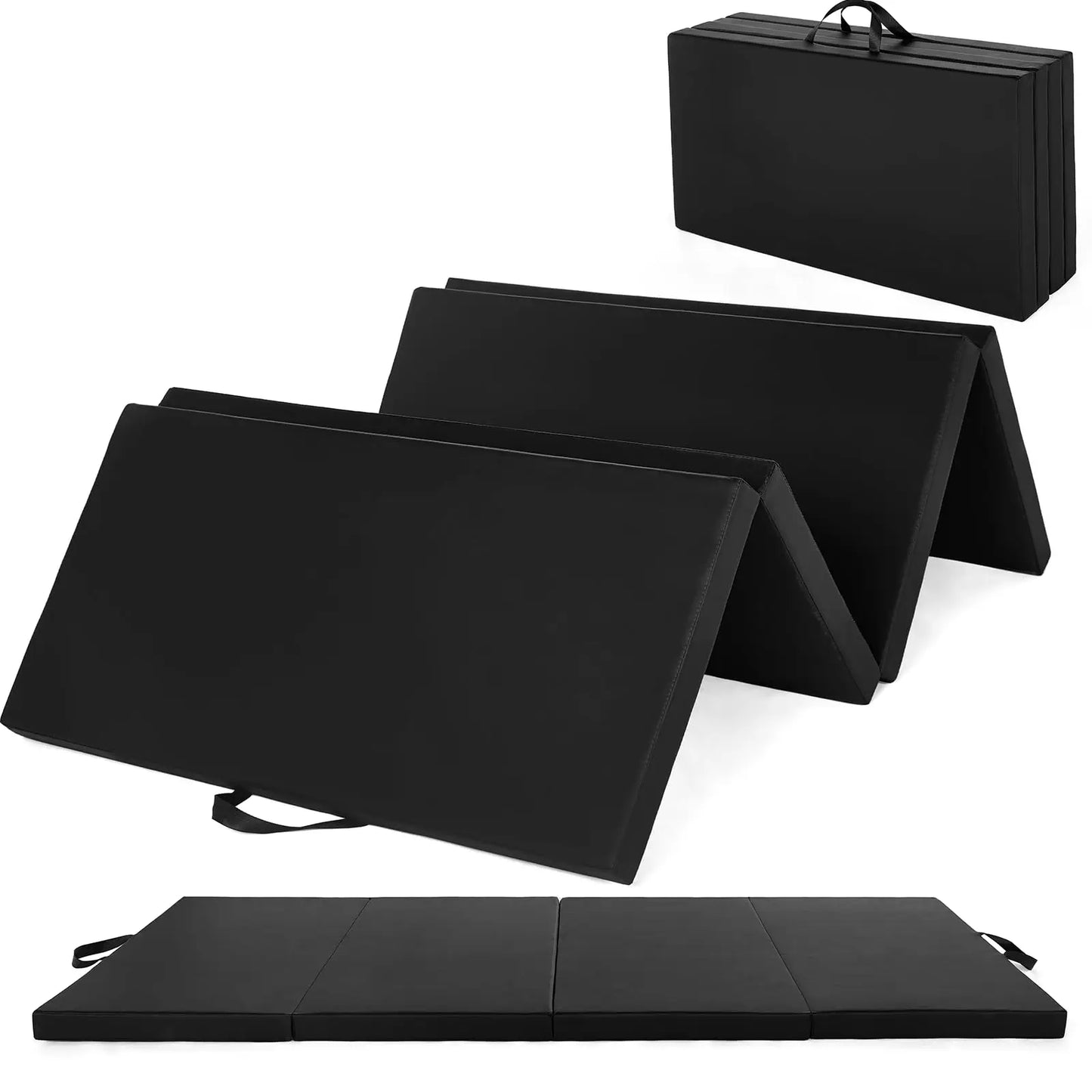 HiMISS Folding Gymnastics Mat For Home Gym Yoga Pilates