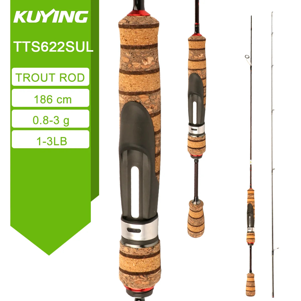Kuying Teton Carbon Fishing Lure Rod