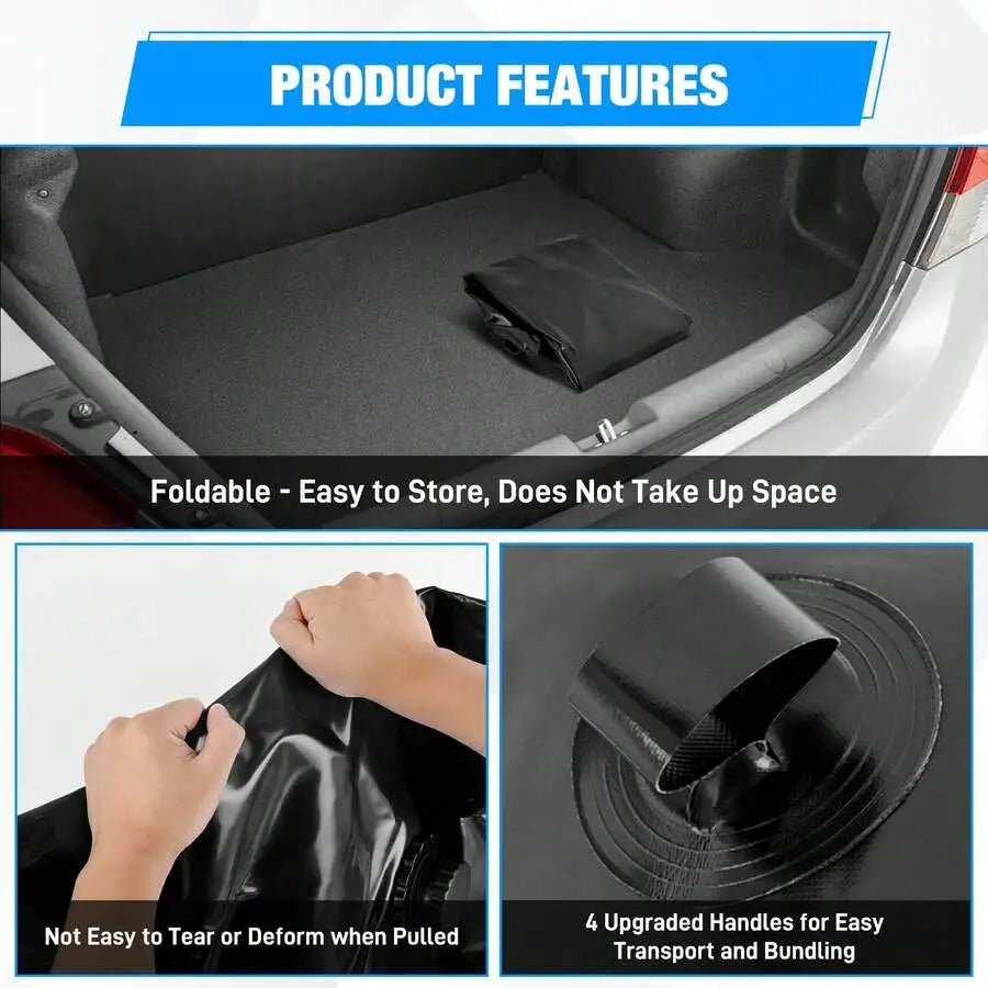 Nilight 240L Water Storage Bladder RV Potable Water Bladder Tank Camping Foldable Collapsible Water Storage Containers For Truck