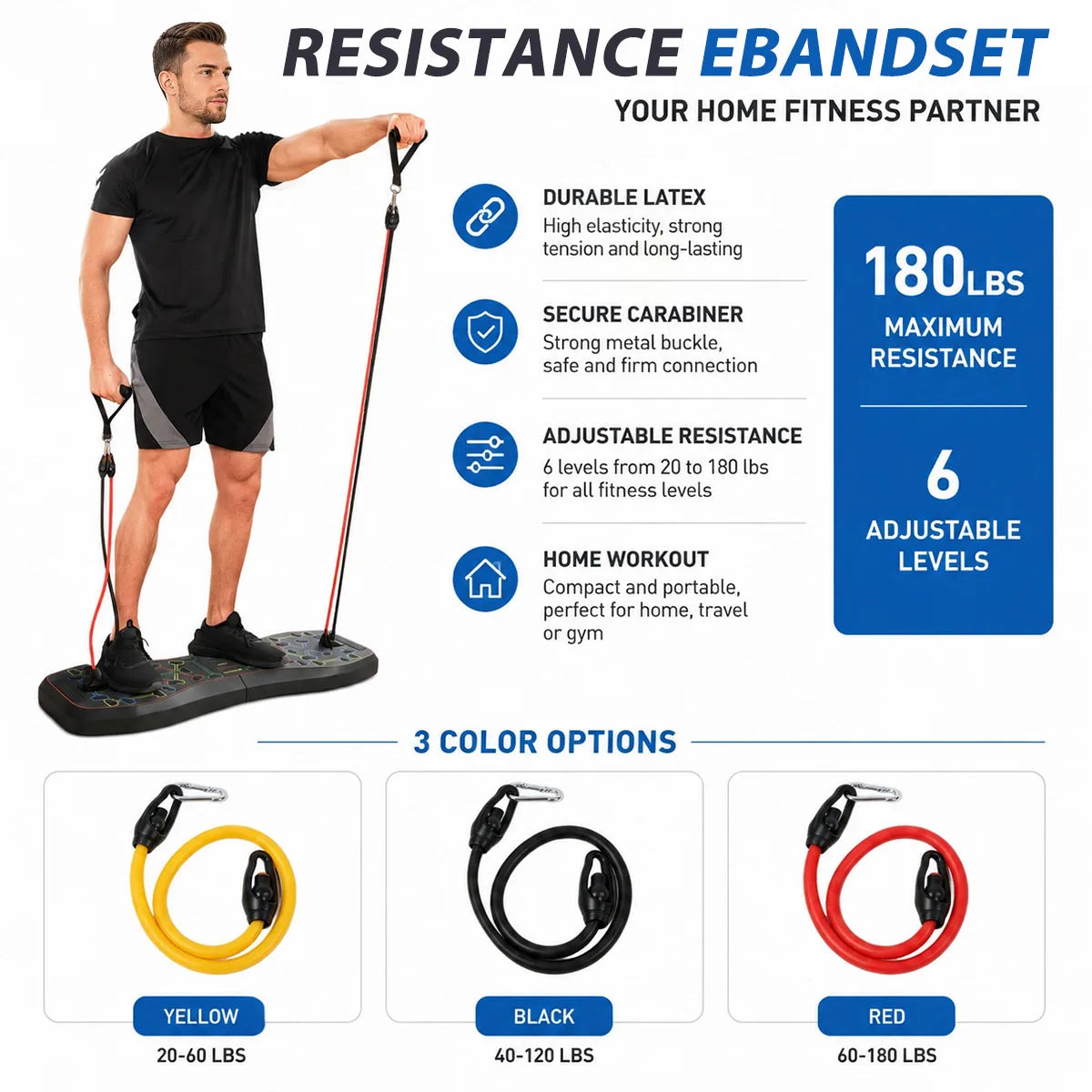20 In 1 Portable Home Gym Foldable Push Up Board