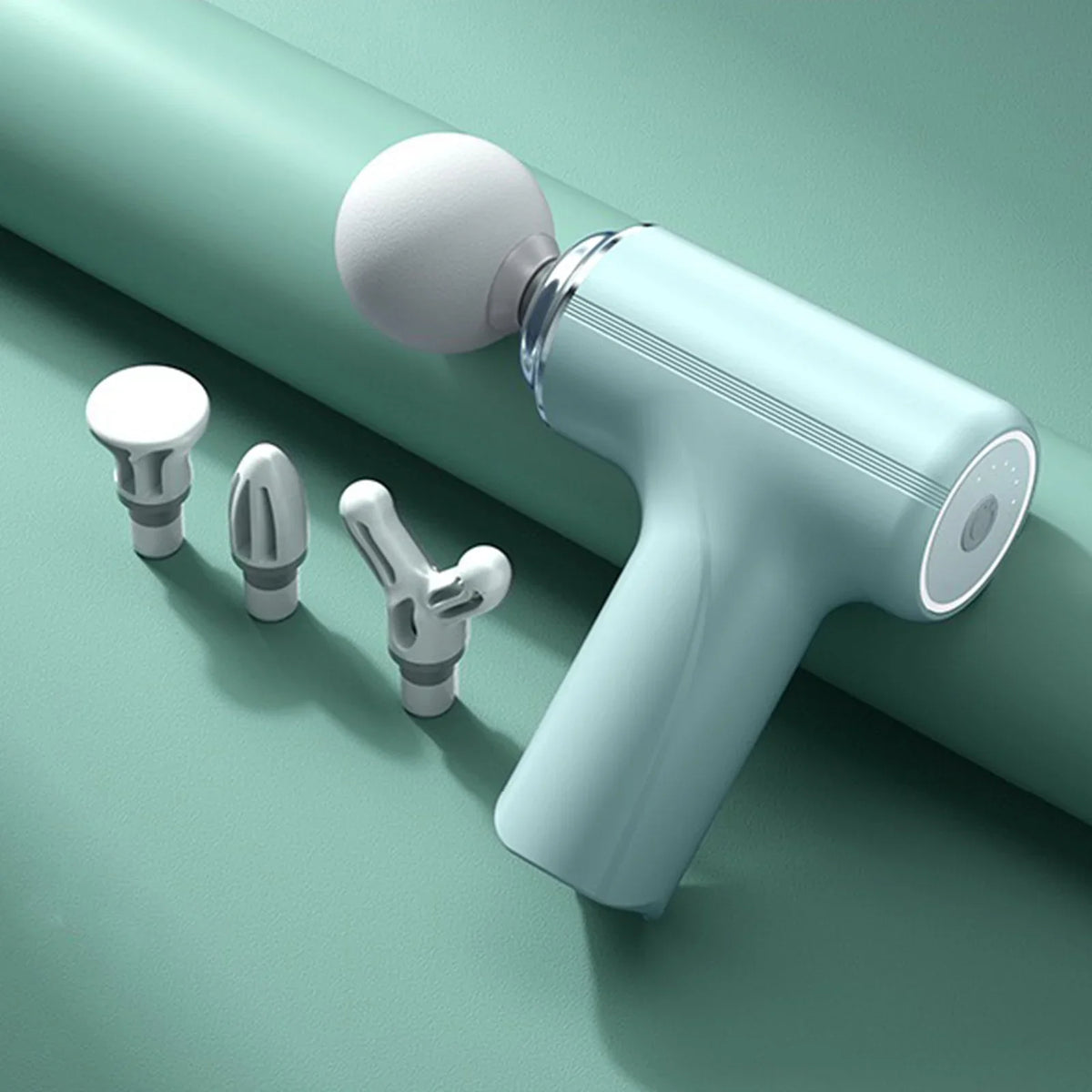 Portable Electric Fascia Massage Gun With 4 Heads 6 Speeds