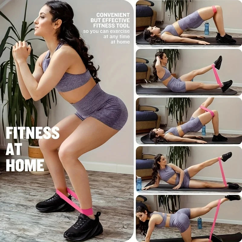 Home Gym Leg And Hip Toning System With Resistance Bands