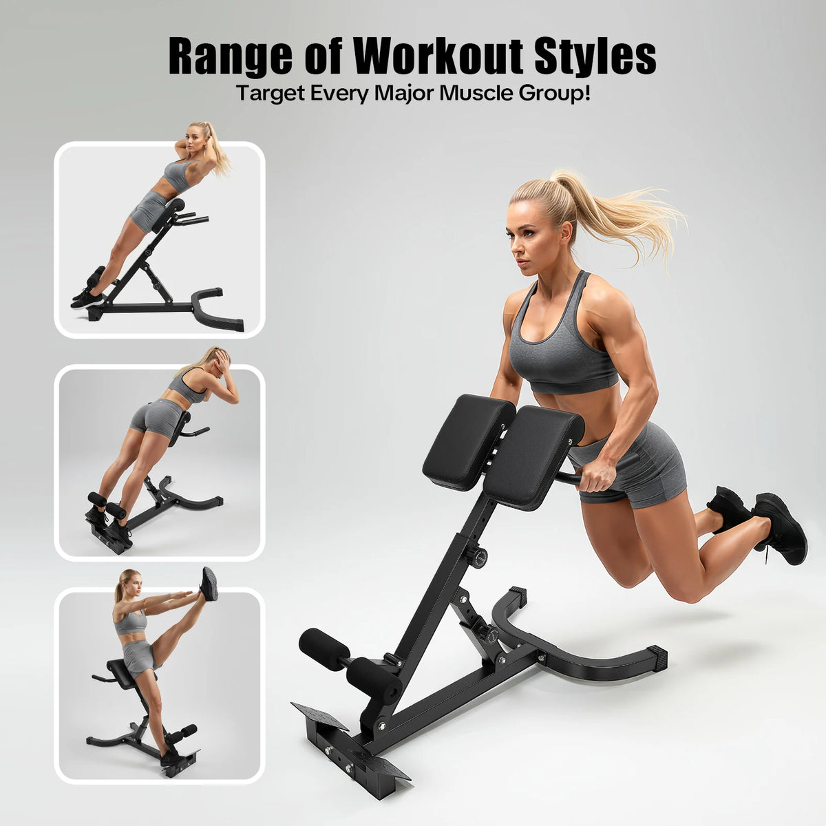 Roman Chair Back Extension Abdominal Workout Machine