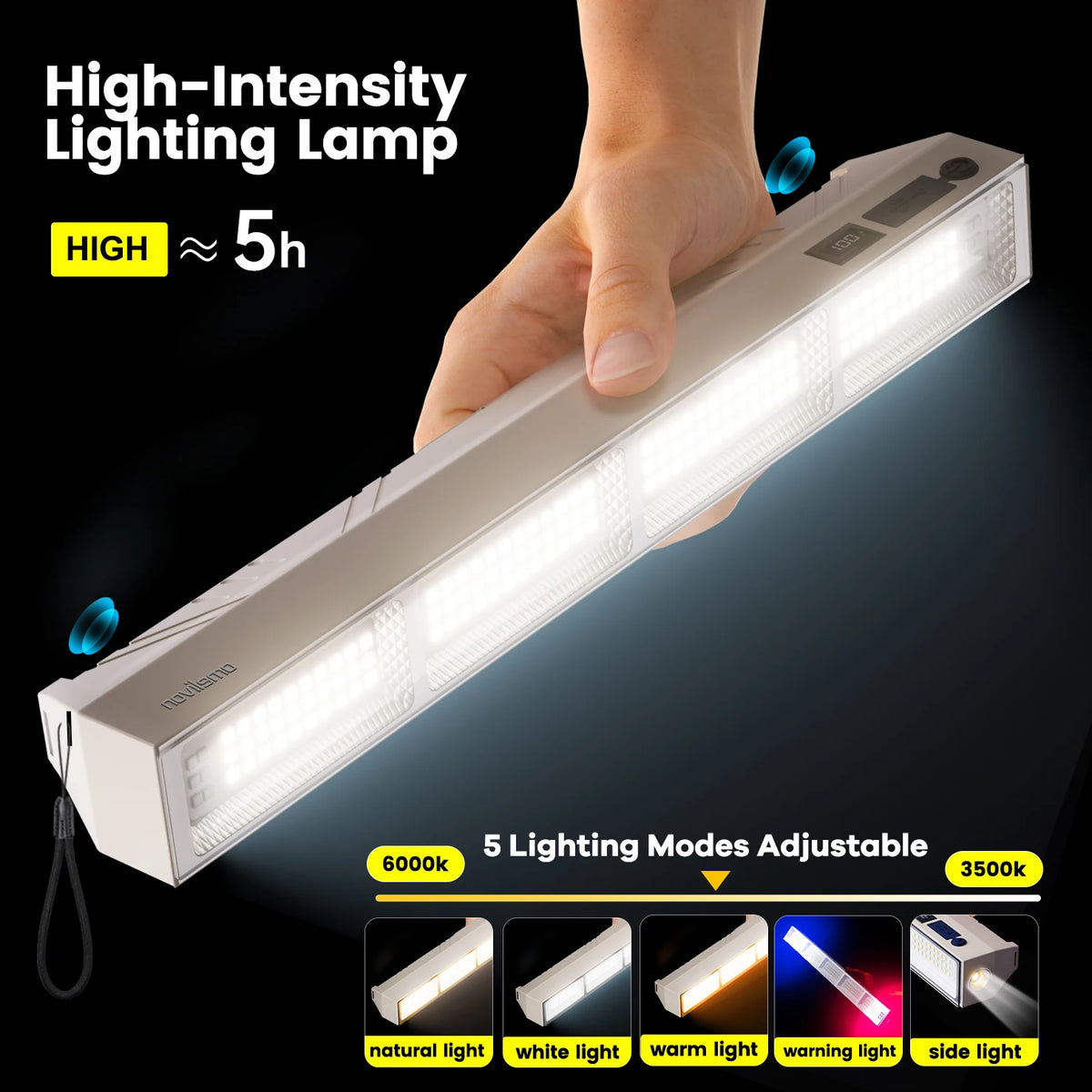 Rechargeable LED Camping Lantern With Hanging Hook