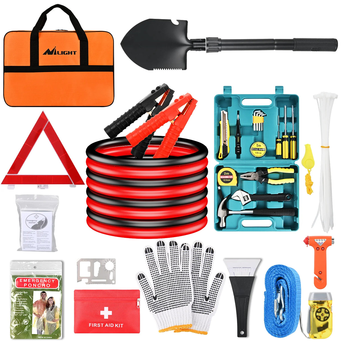 Nilight Car Emergency Roadside Safety Kit