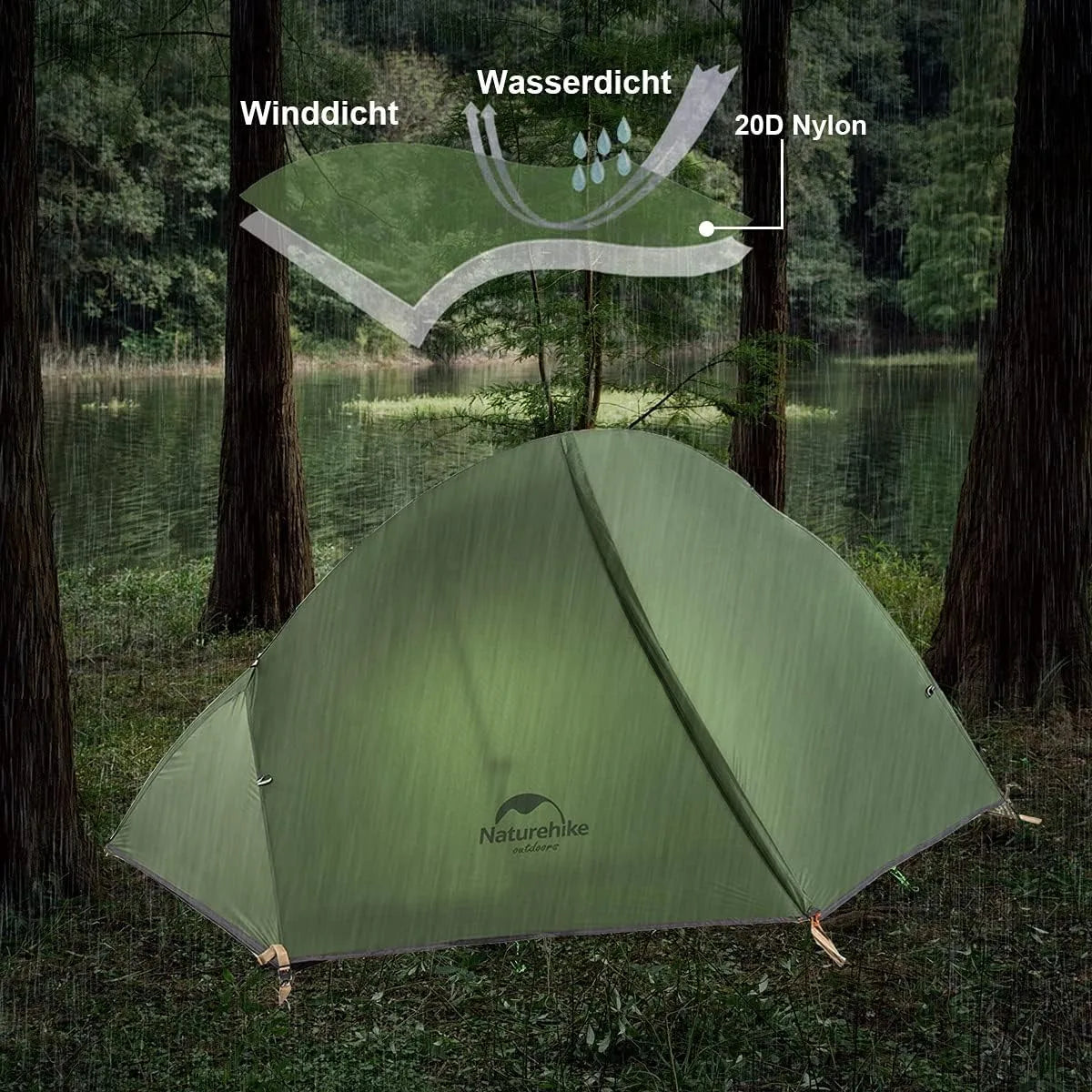 Naturehike Waterproof Double Layer Backpacking Tent