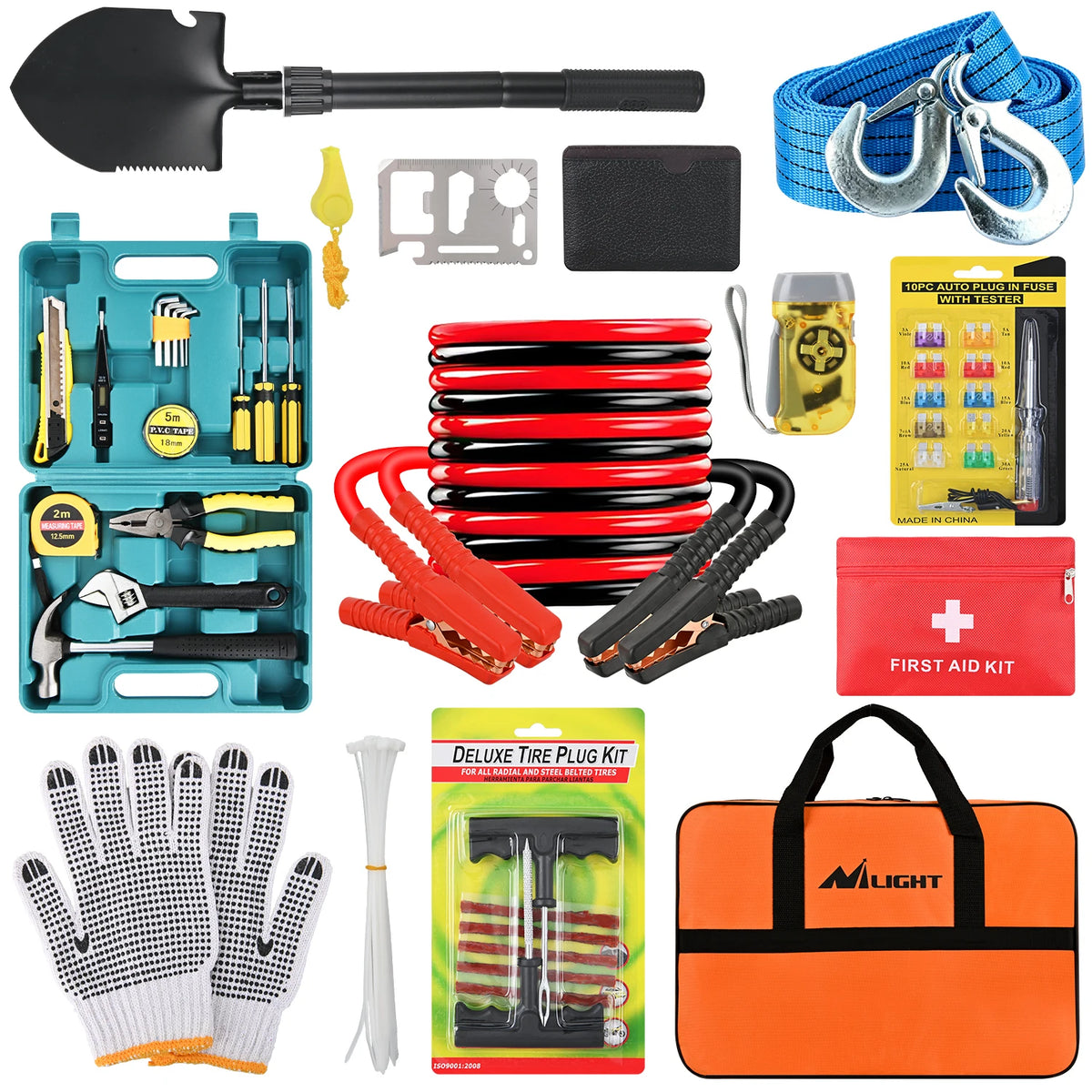 Nilight Car Emergency Roadside Safety Kit
