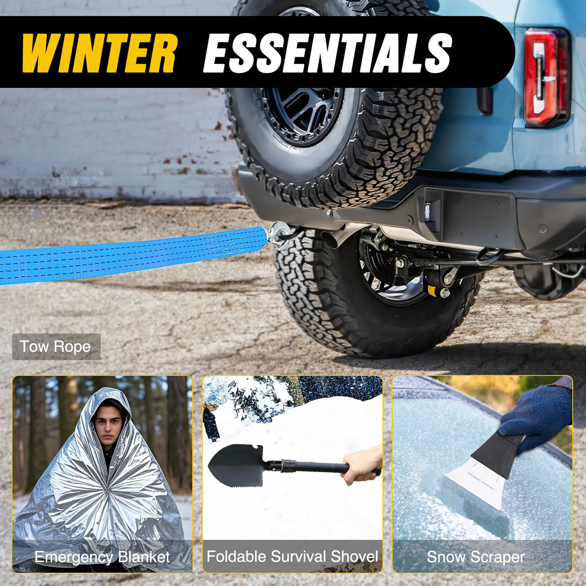 Nilight Car Emergency Roadside Safety Kit