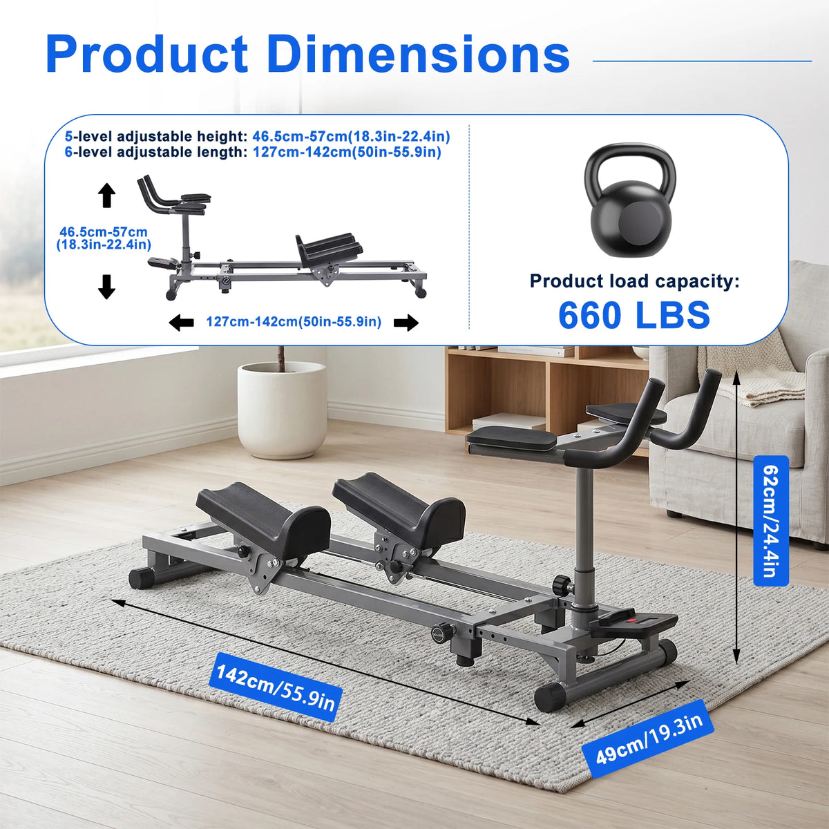 Adjustable Back Stretcher and Crawling Trainer