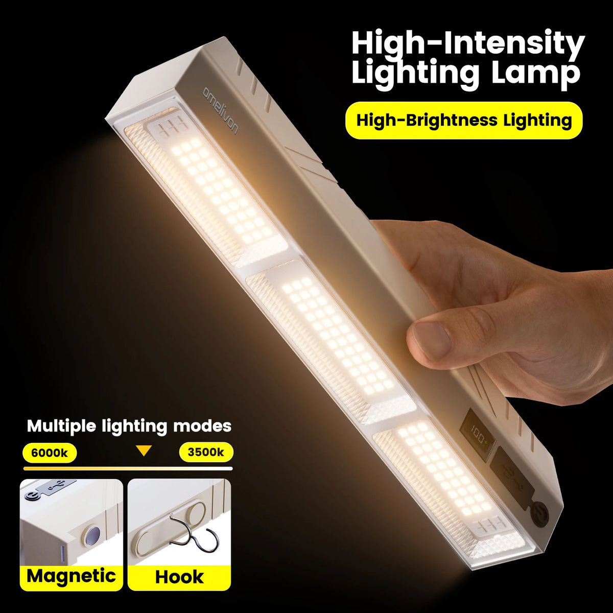 Portable LED Emergency Spotlight With USB Charging