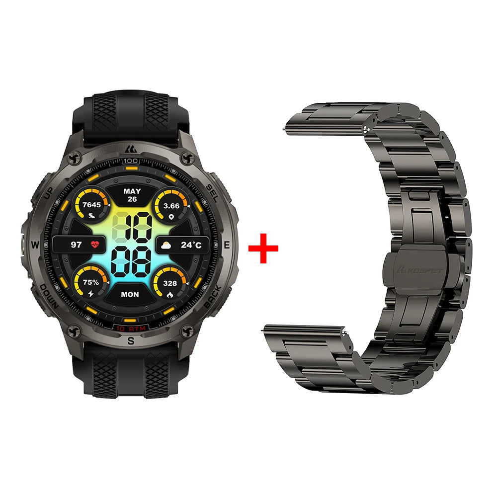KOSPET Tank T4 GPS Smartwatch With Waterproof Design