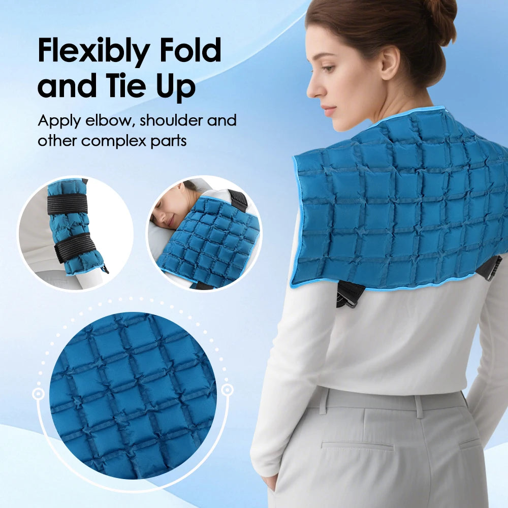 PASTSKY Reusable Hot Cold Wrap With Self-Absorbing Pad