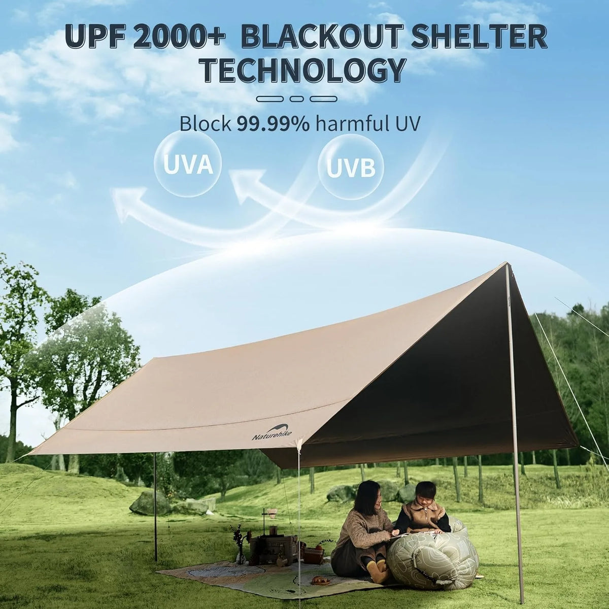 Naturehike Waterproof Outdoor Sun Shelter Canopy