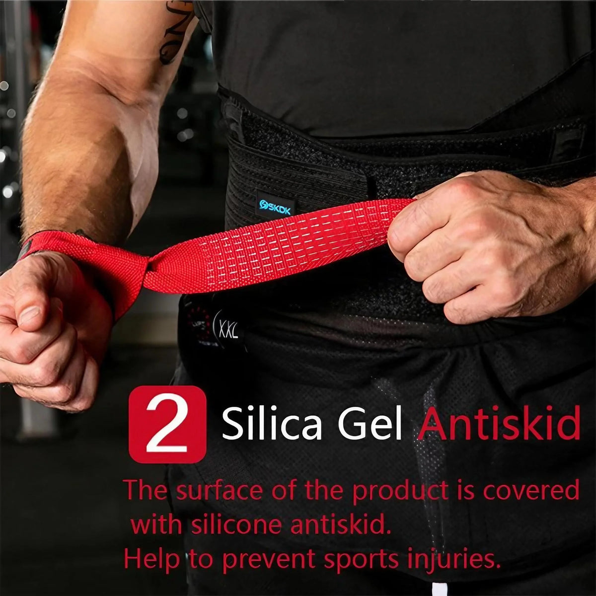 Heavy Duty Wrist Lifting Straps For Weightlifting Gym