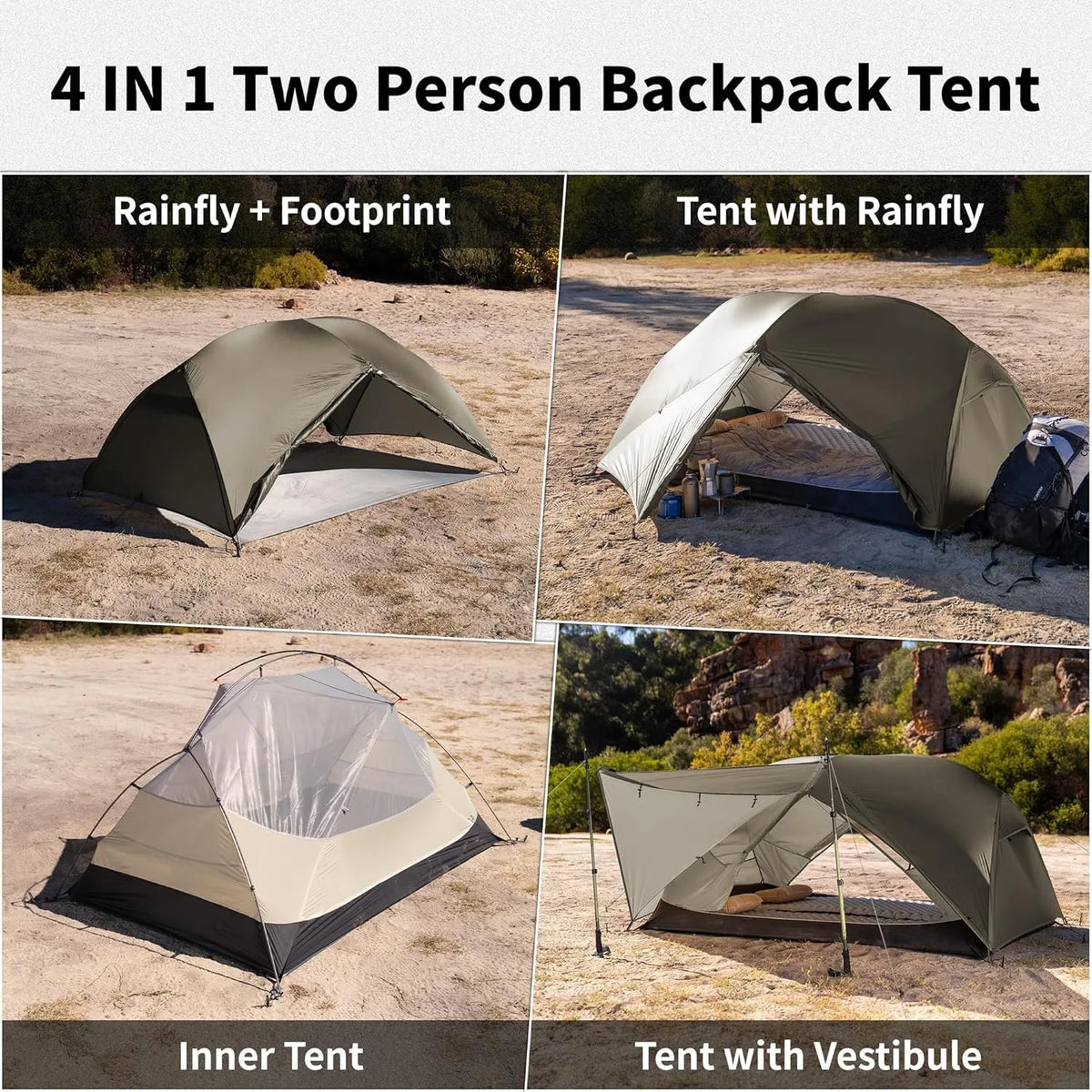 Naturehike Mongar PRO Double Layer Ultralight Camping Tent