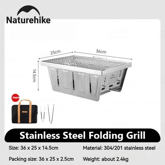 Naturehike Portable Charcoal Grill For Outdoor Camping