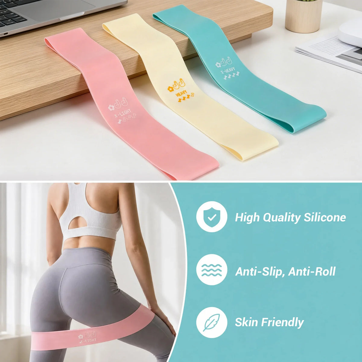 Six In One Pilates Training Set With Bands And Ball