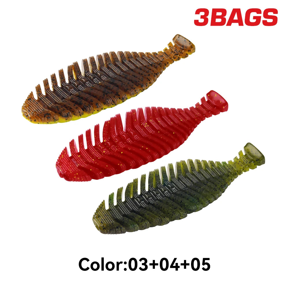 Kingdom PVC Soft Shad Swimbait For Pike Bass Fishing