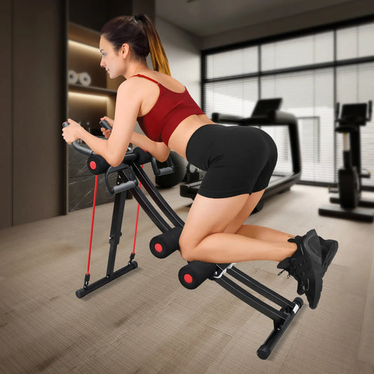 Foldable Ab Machine For Home Gym Core Strength Trainer